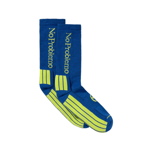 No Problemo Socks Blue