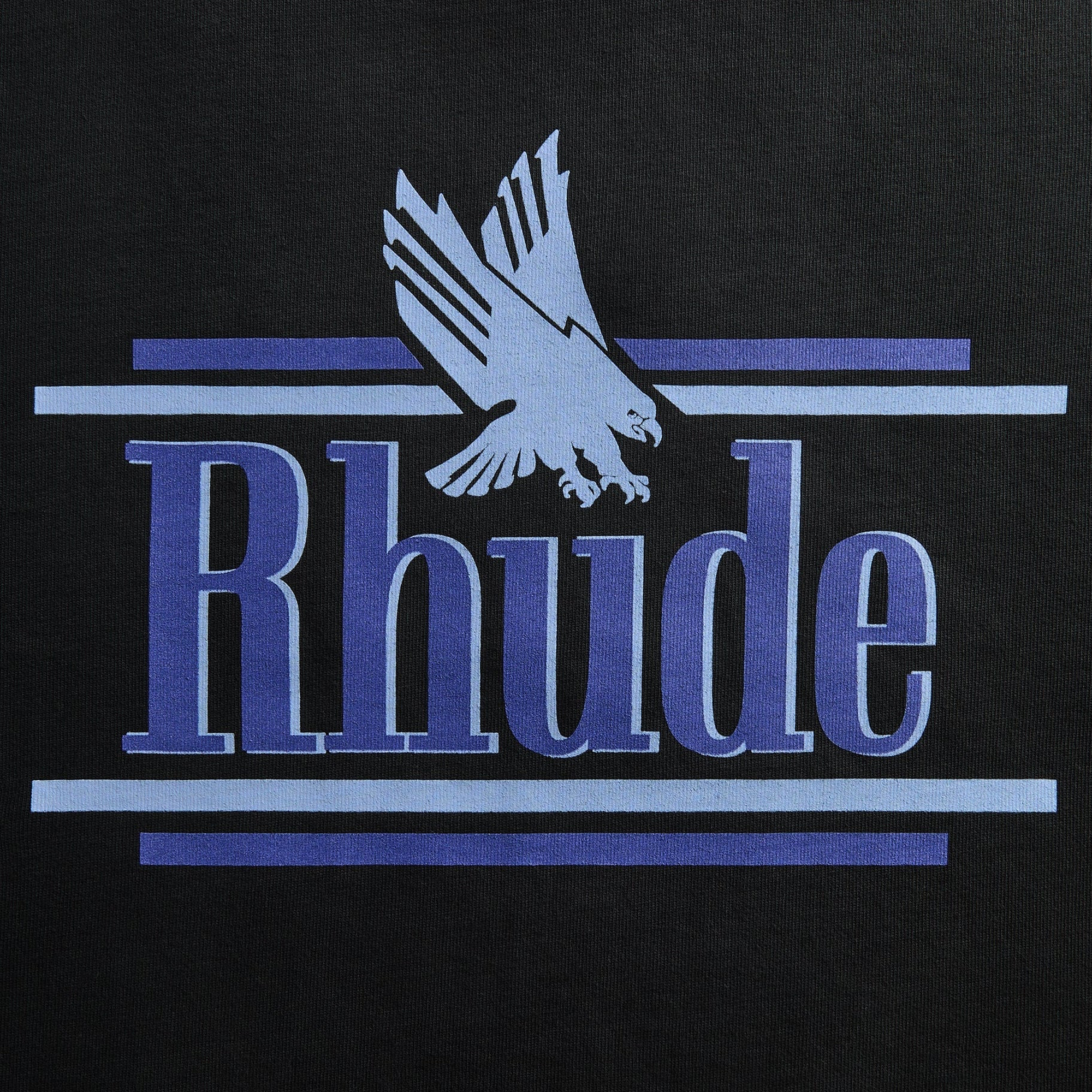 R H U D E Rossa T-Shirt Vintage Black/Blue