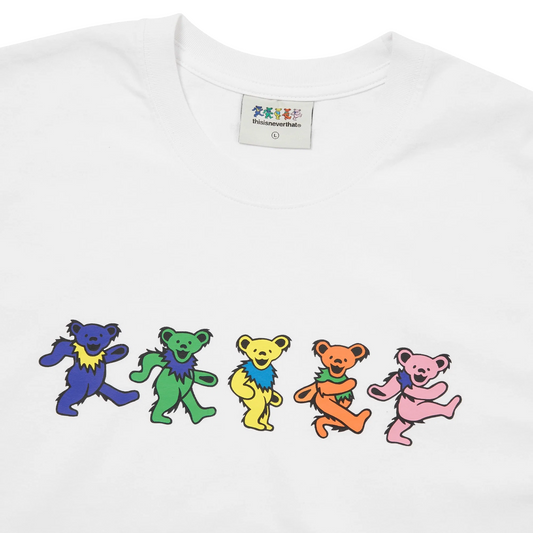thisisneverthat x Grateful Dead Dancing Bears T-Shirt White