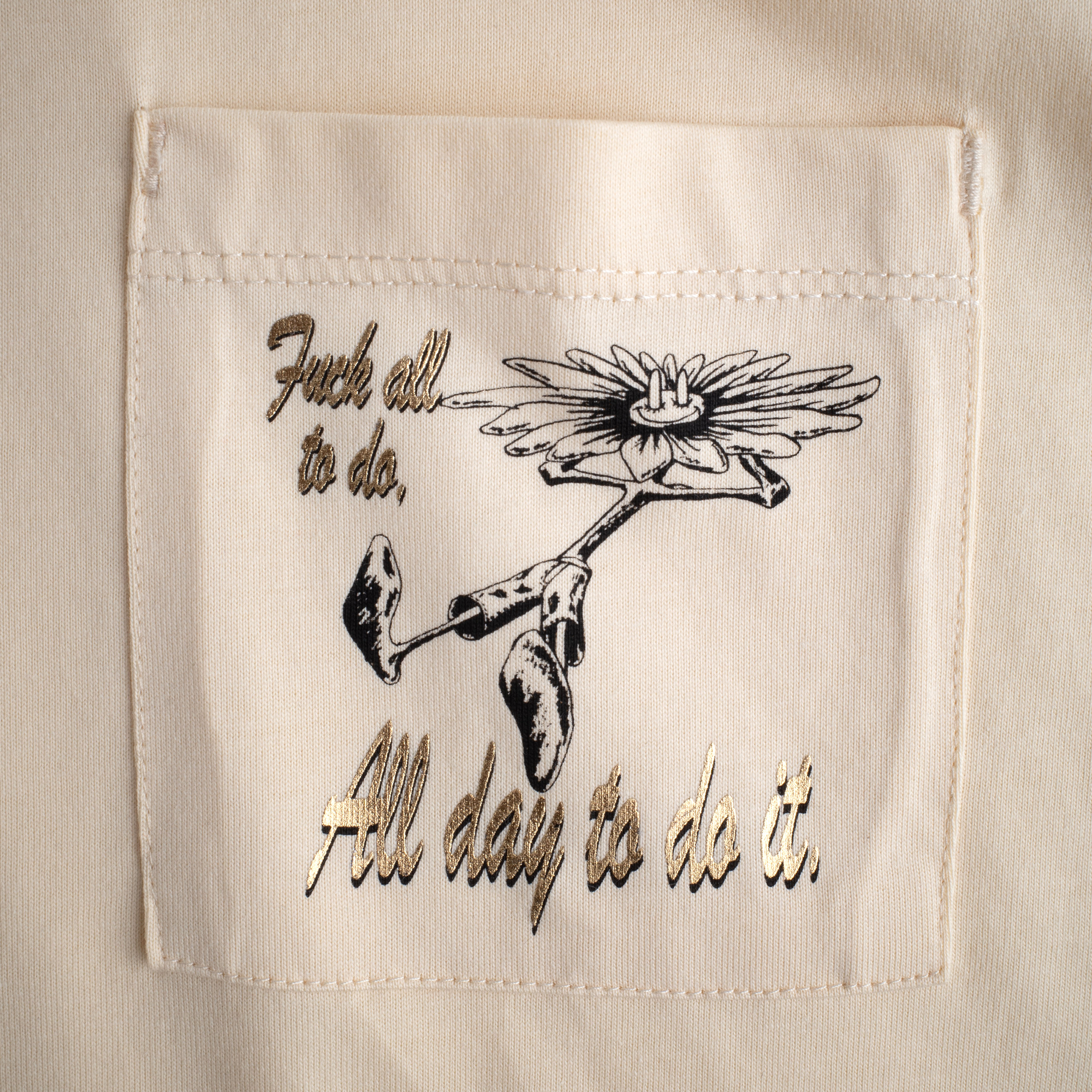 Jungles Jungles Fuck All To Do Ringer T-Shirt Birch