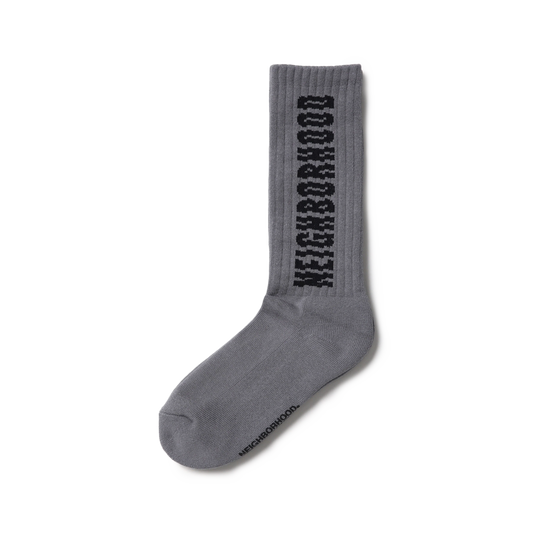 Neighborhood Shift Logo Socks Gray 252WINH-UWM01