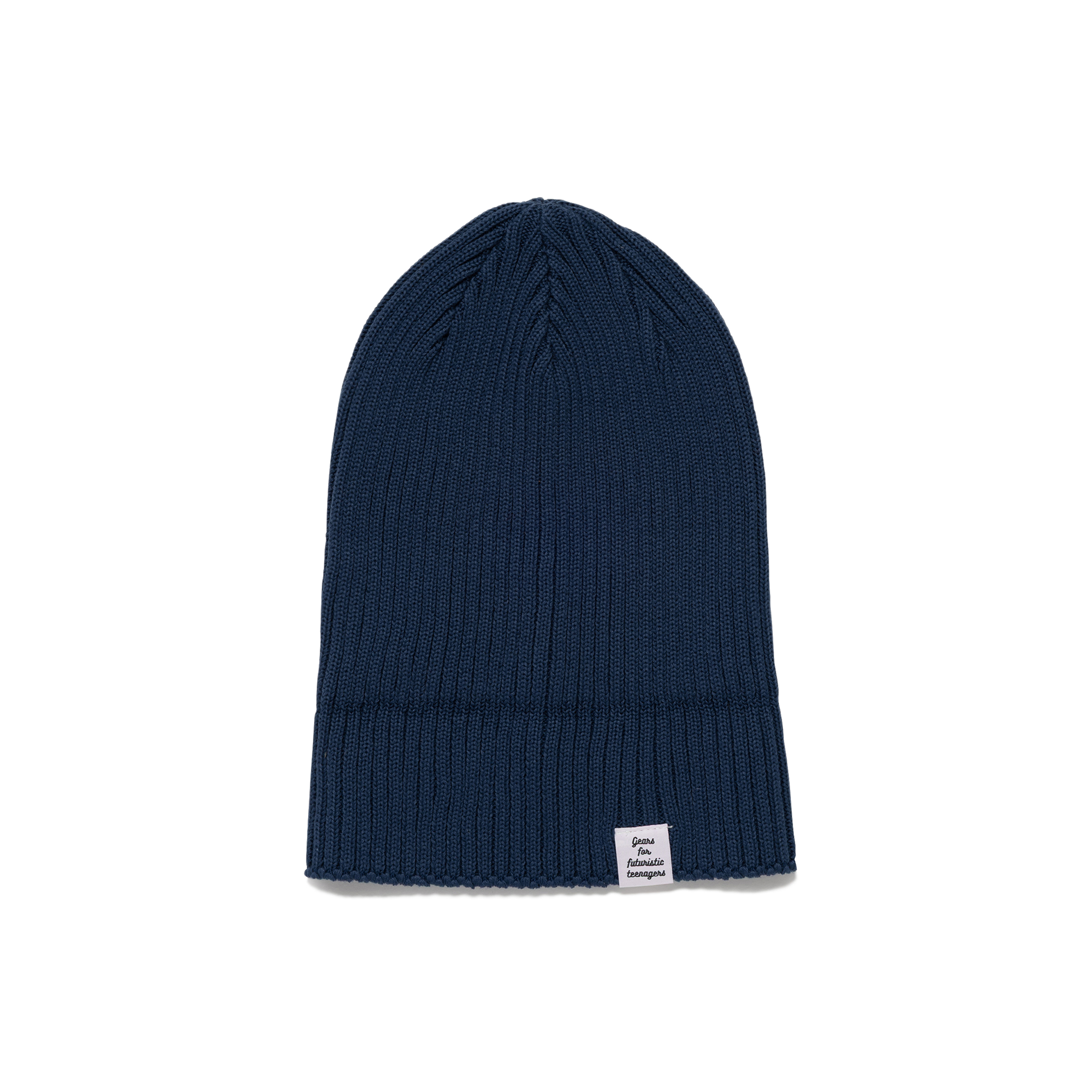 Human Made Cotton Rib Beanie Navy HM31GD107