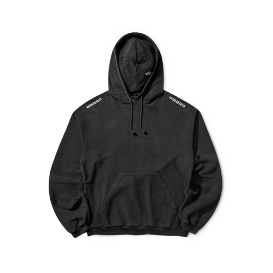 Umbro Lasered Masked Hoodie Washed Black