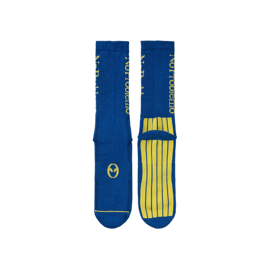 No Problemo Socks Blue