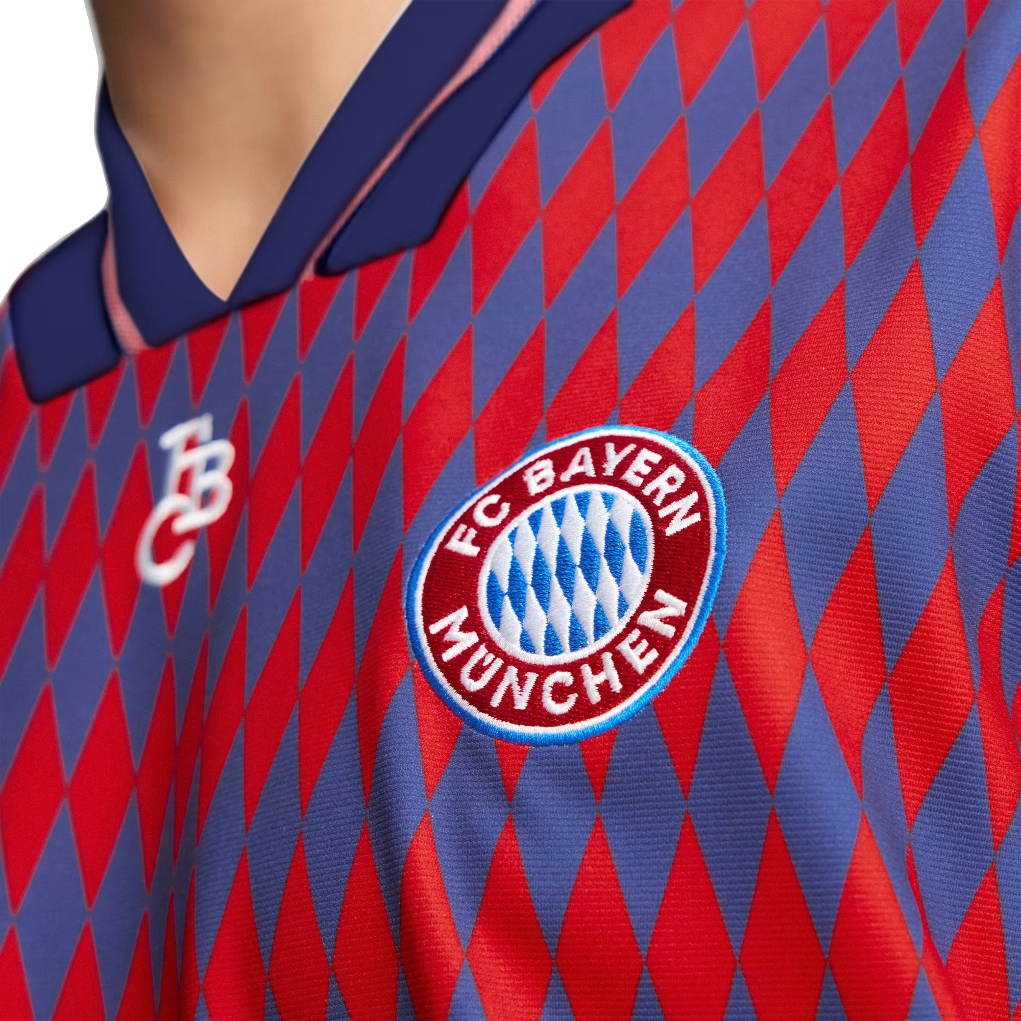 adidas FCB LF Jersey Red/Dkblue JM9421