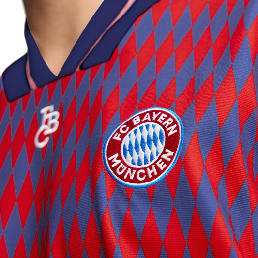 adidas FCB LF Jersey Red/Dkblue JM9421