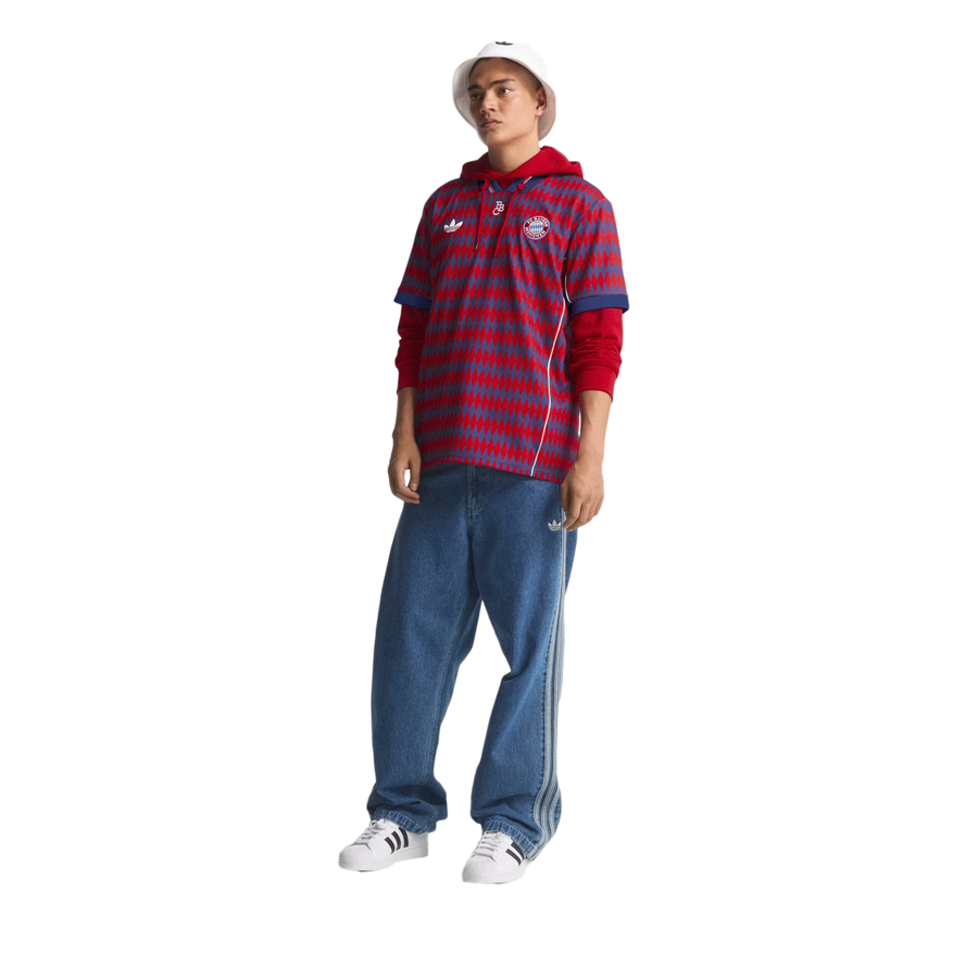 adidas FCB LF Jersey Red/Dkblue JM9421