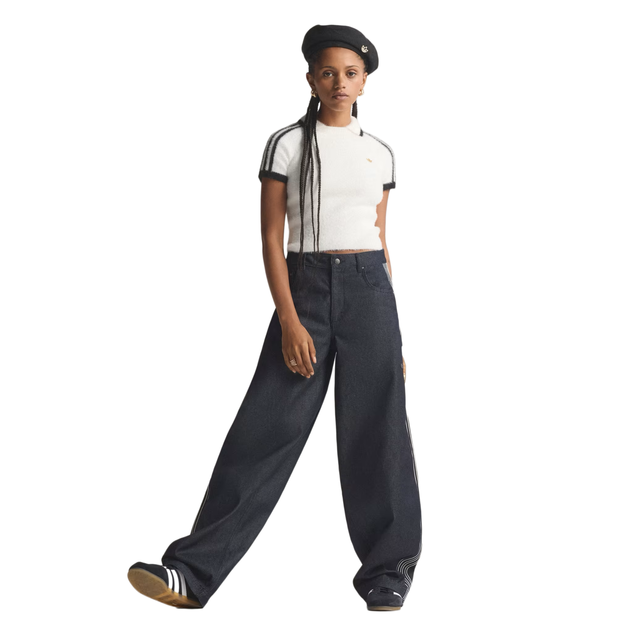 adidas Women's Knit Cali Tee Owhite KE1301