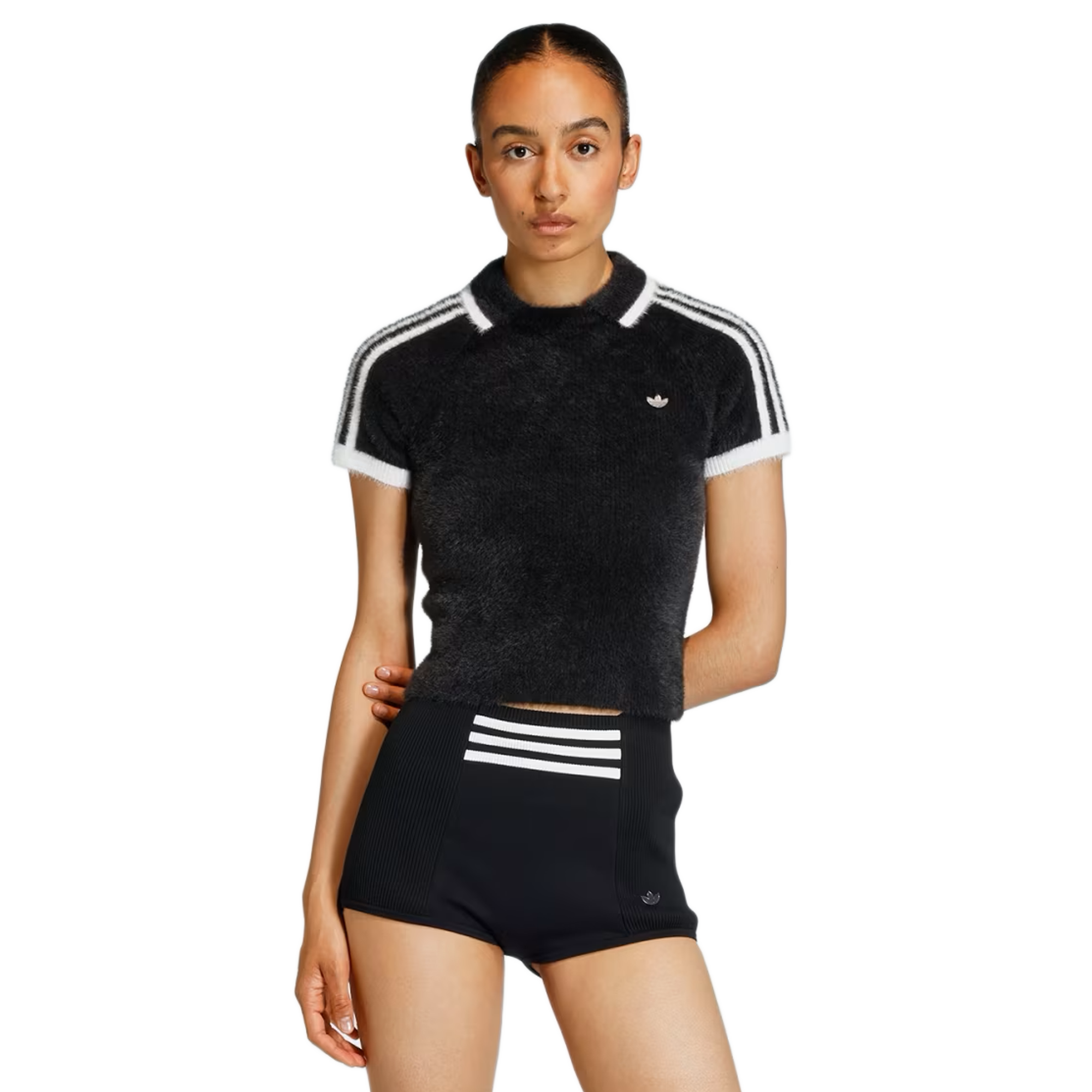 adidas Women's Knit Cali Tee Black KD2428
