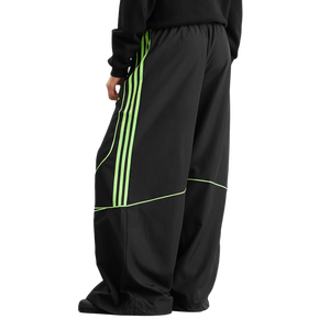 adidas Women's Teamgeist Adicolor Oversized Woven Track Pant Black/Siggnr JV7478
