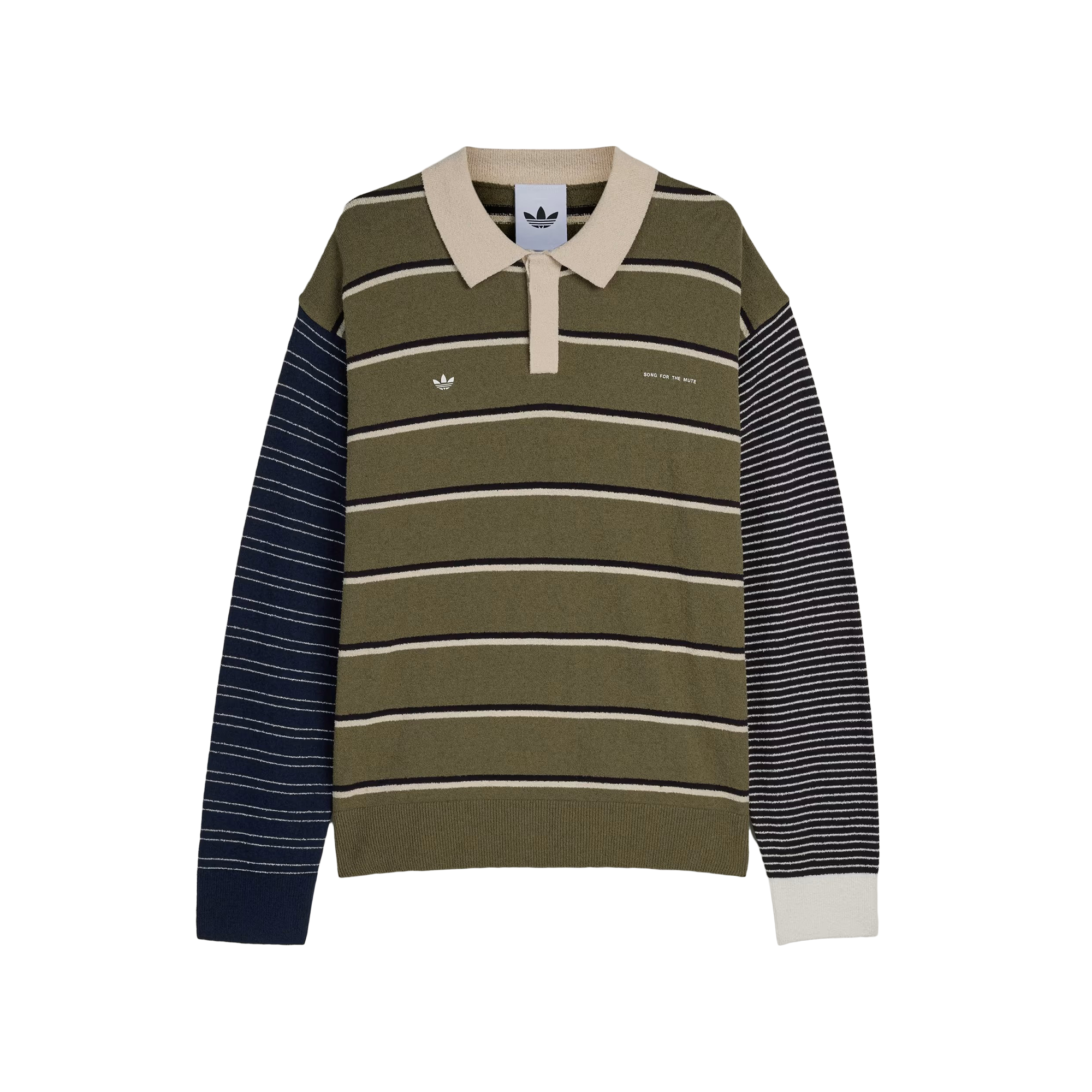 adidas x Song For The Mute  SFTM007 T-Shirt Long Sleeve Olistr/Alumin/Black KS1343