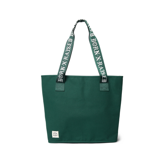 Born x Raised Jumbo Tote Emerald Green