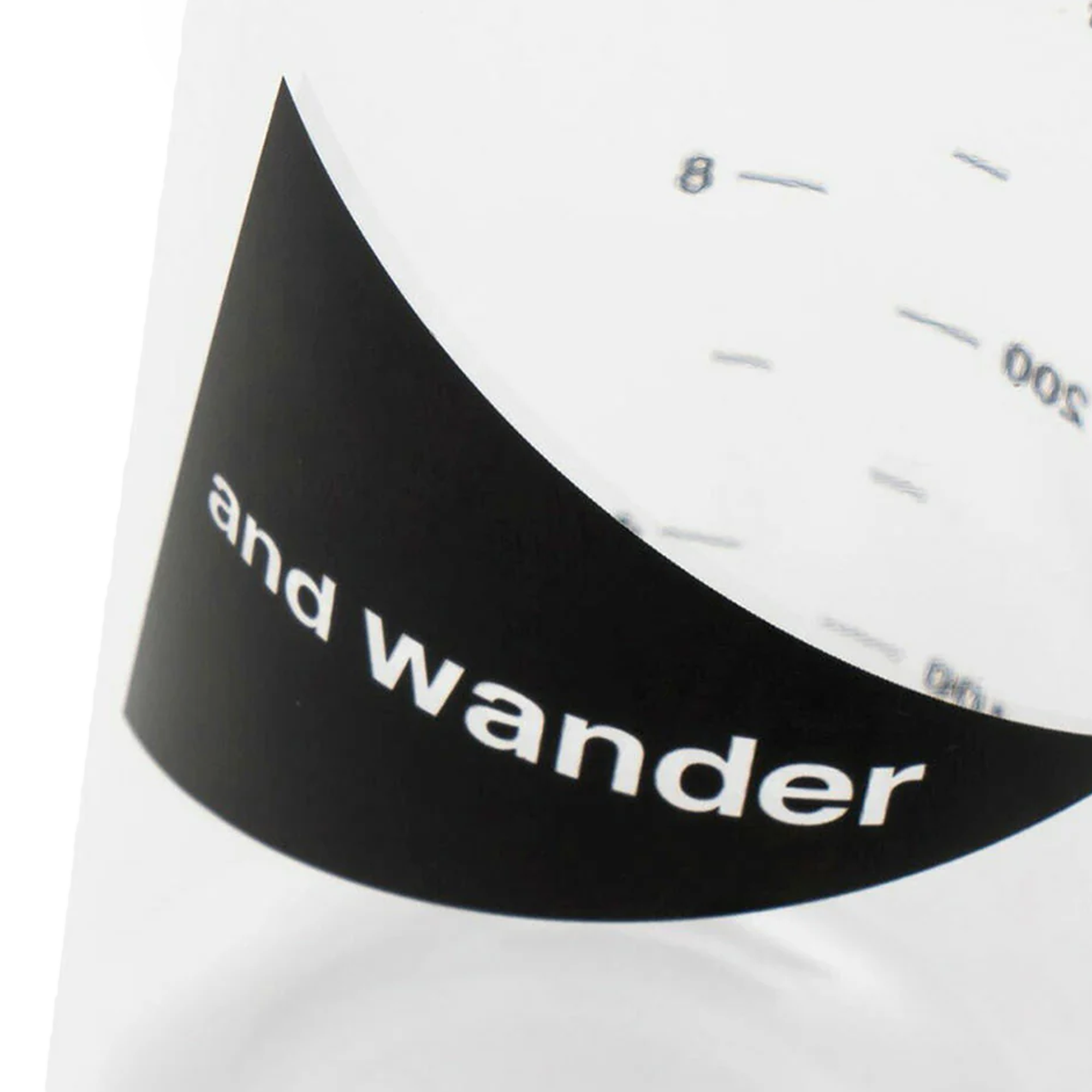 and wander And Wander Logo Bottle 500ml Clear