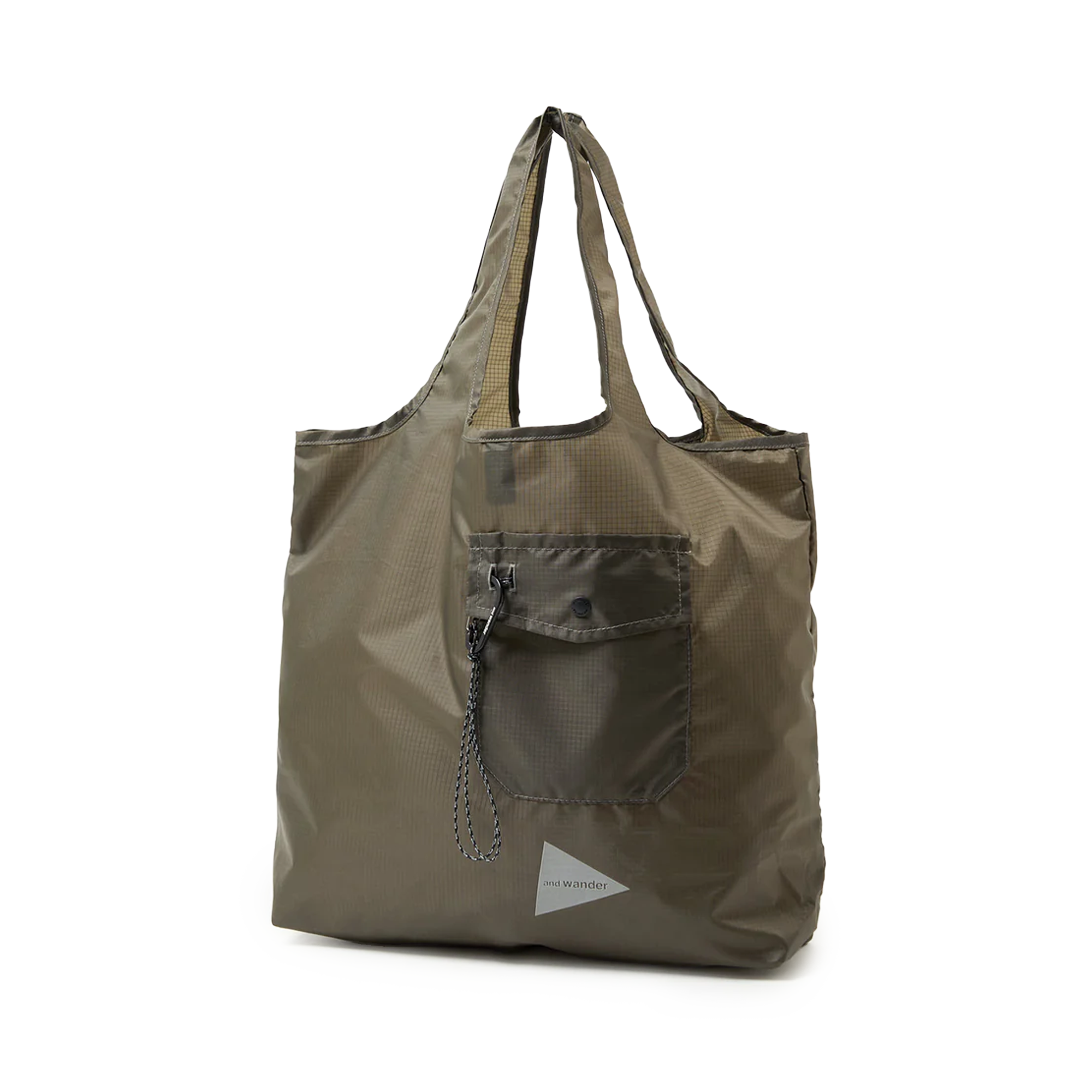 and wander Crispy Rip Grocery Pocket Bag Khaki