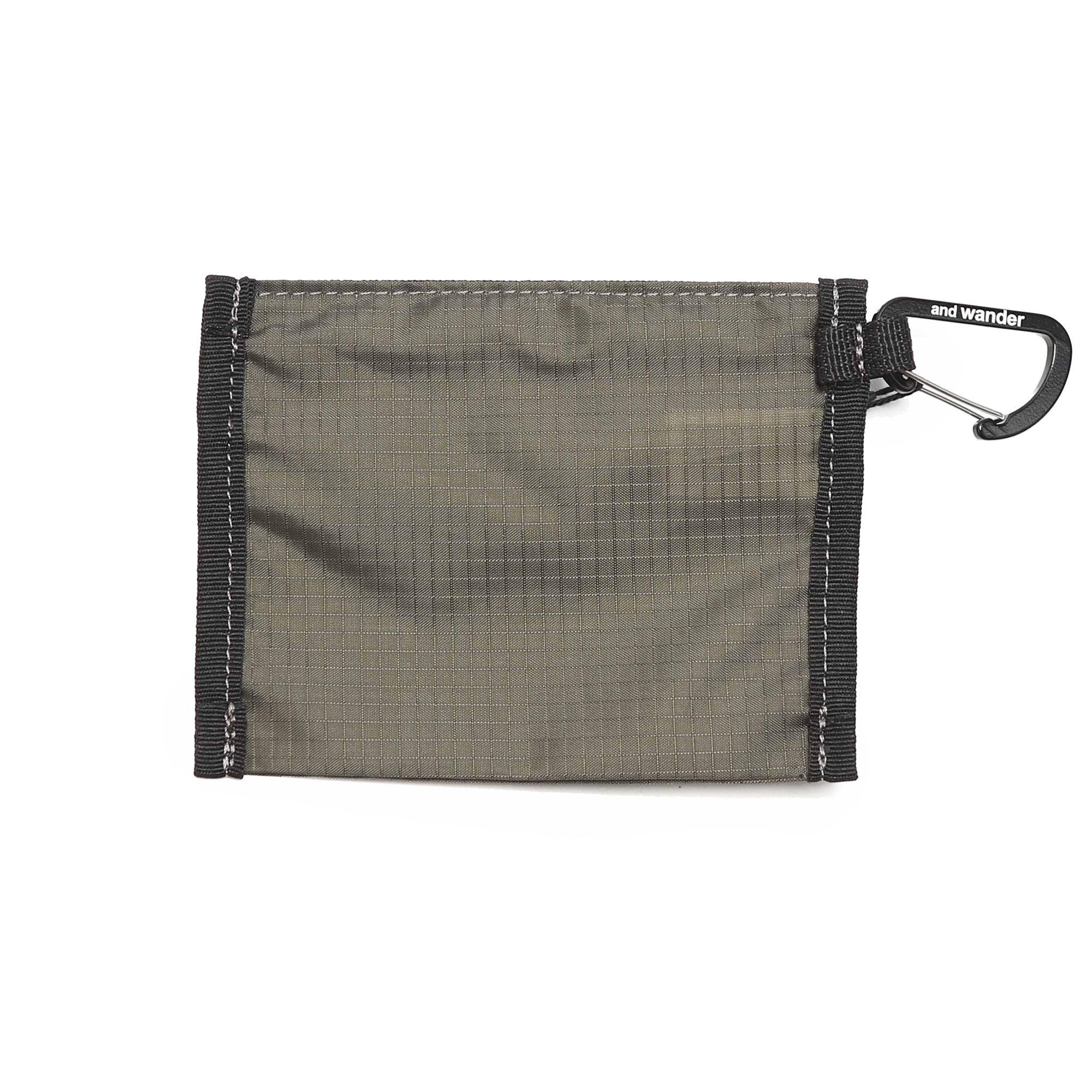 and wander Crispy Rip Mini Twin Pouch Khaki