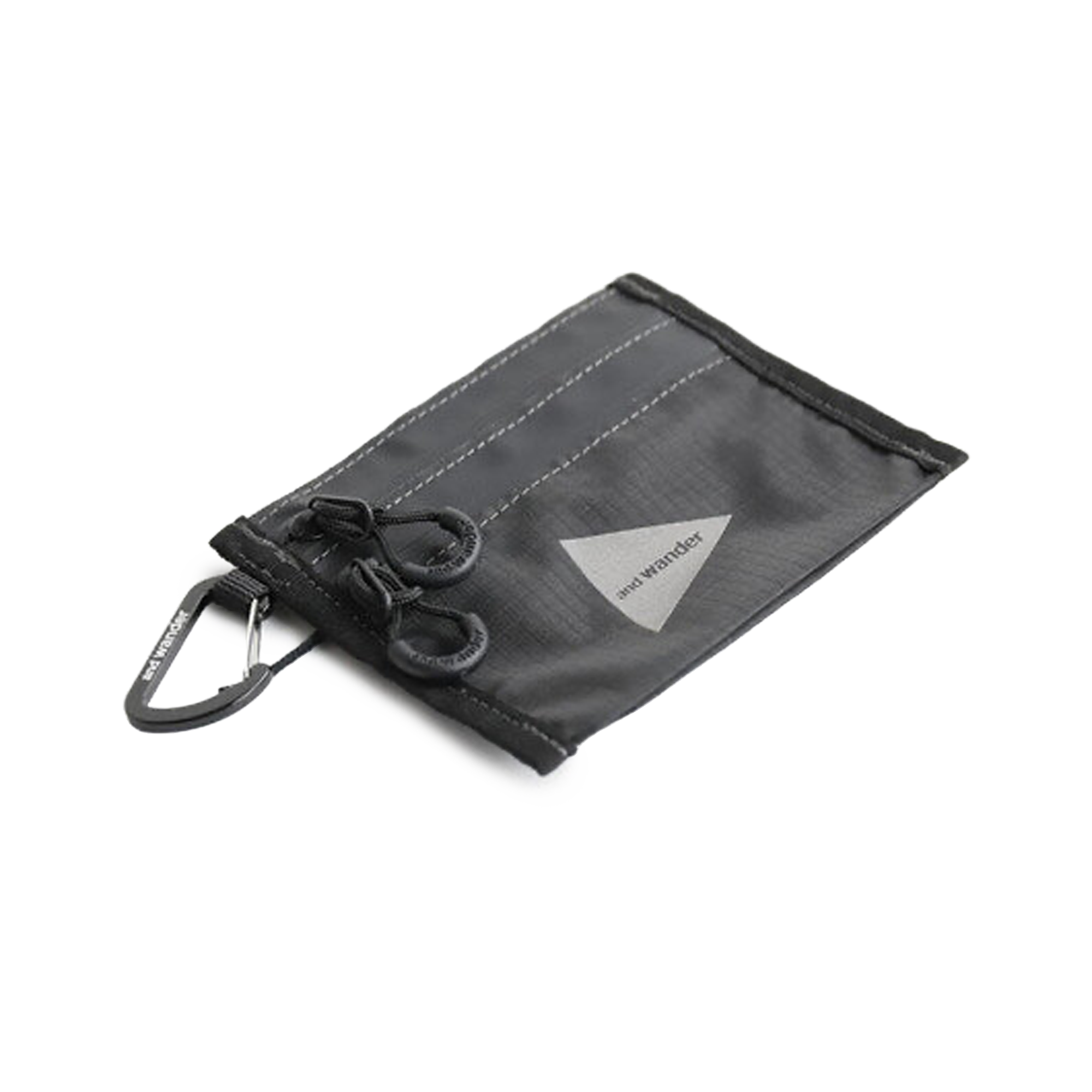 and wander Crispy Rip Mini Twin Pouch Black