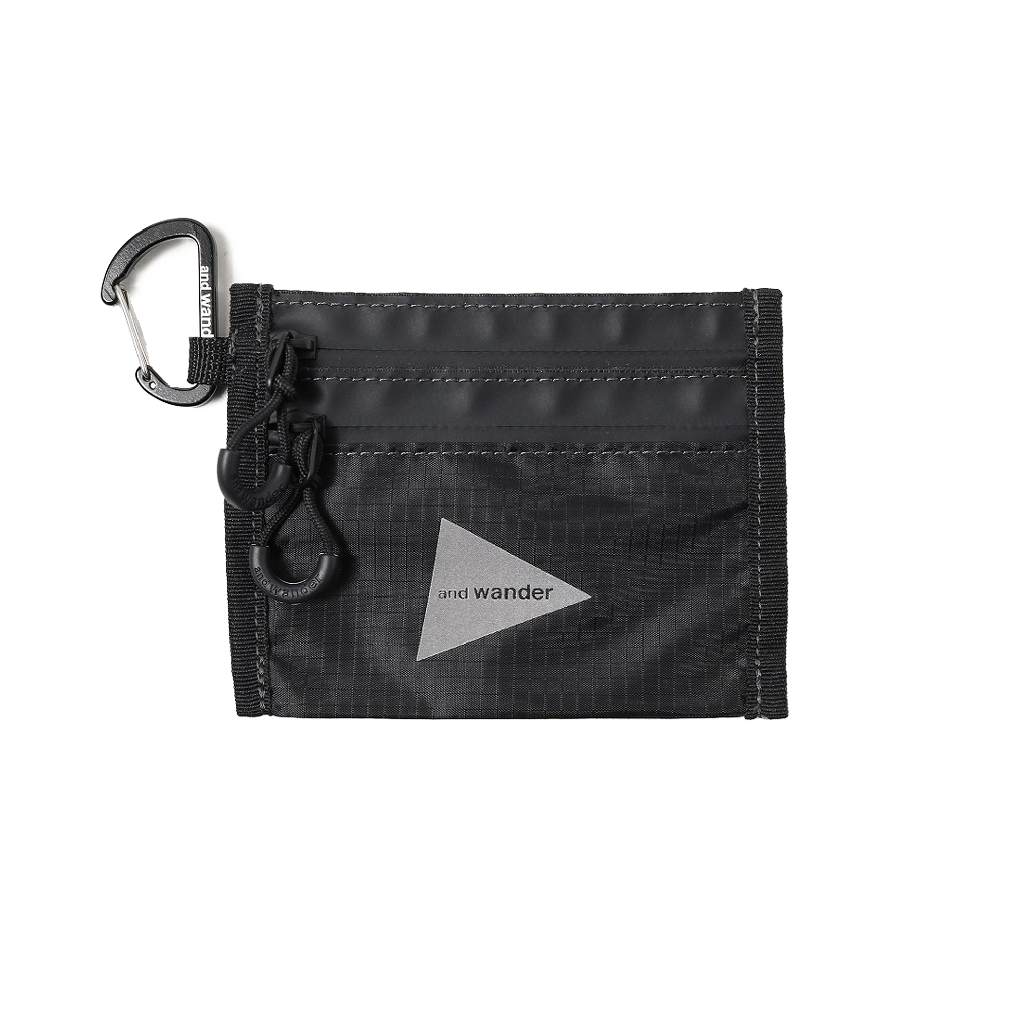 and wander Crispy Rip Mini Twin Pouch Black