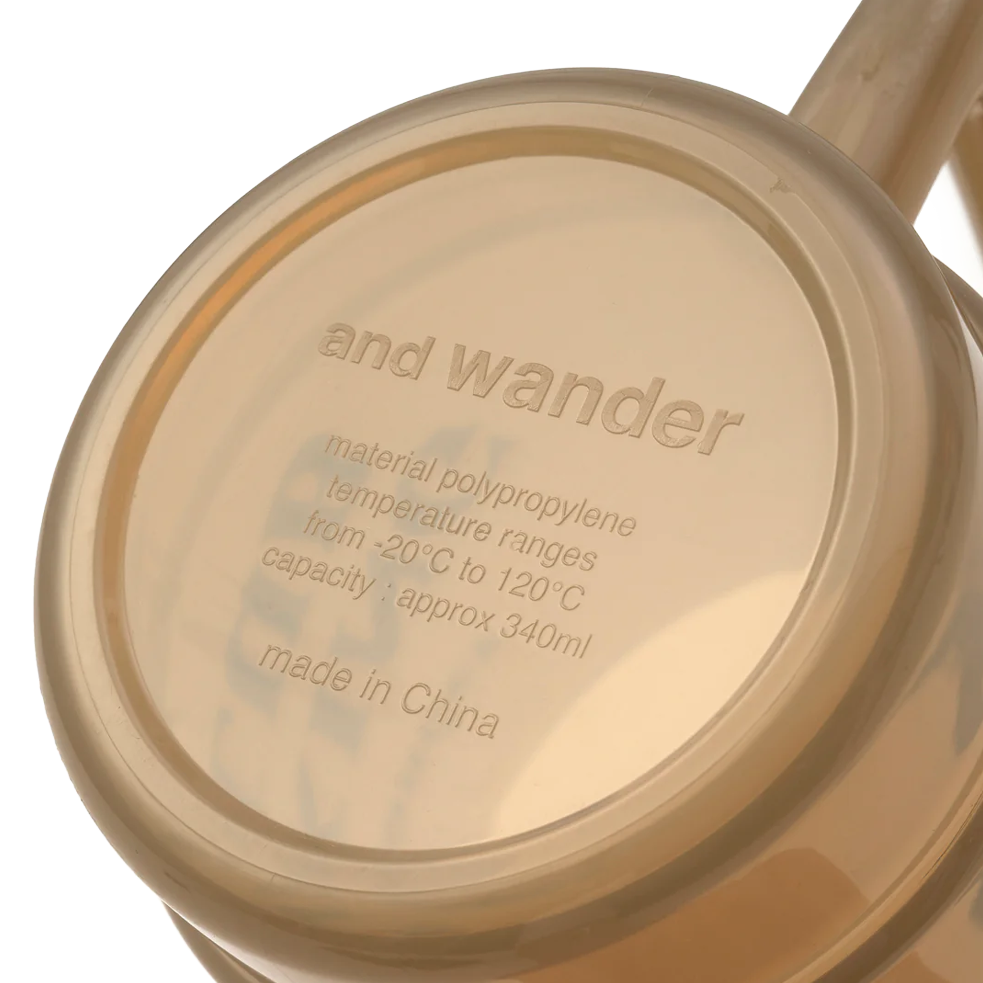 and wander Hiking Club PP Mug Beige