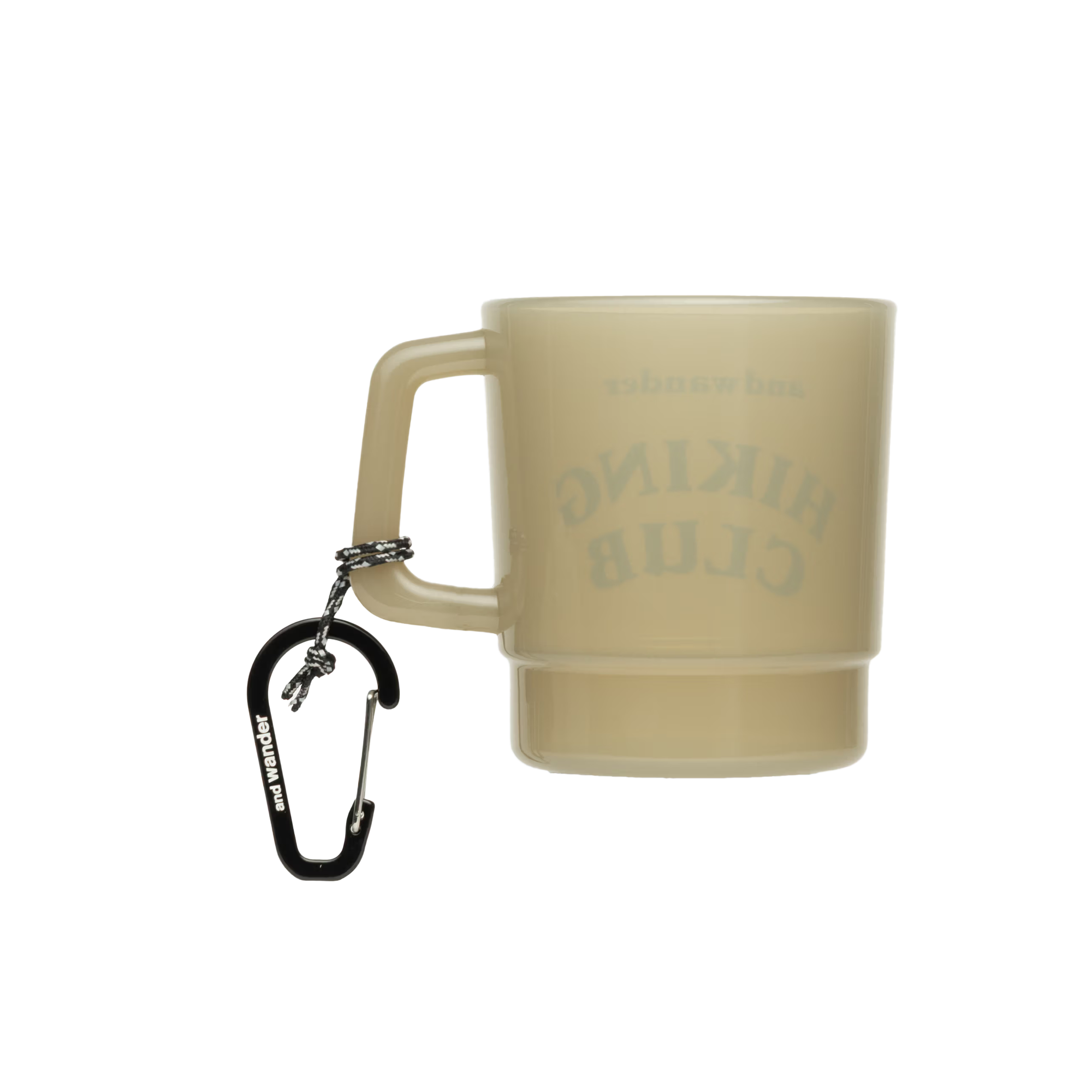 and wander Hiking Club PP Mug Beige