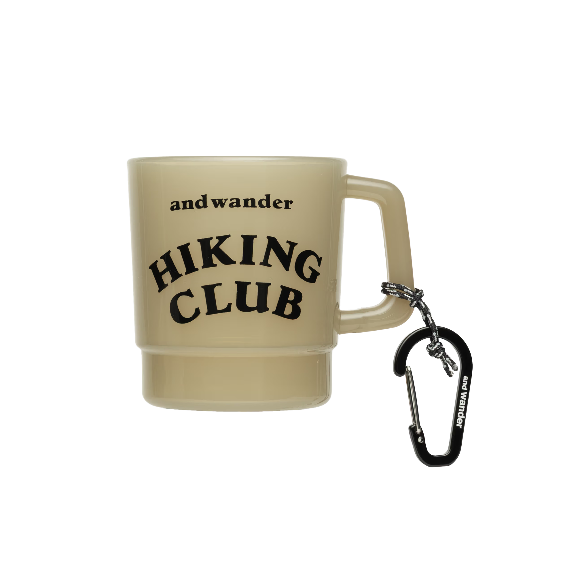 and wander Hiking Club PP Mug Beige
