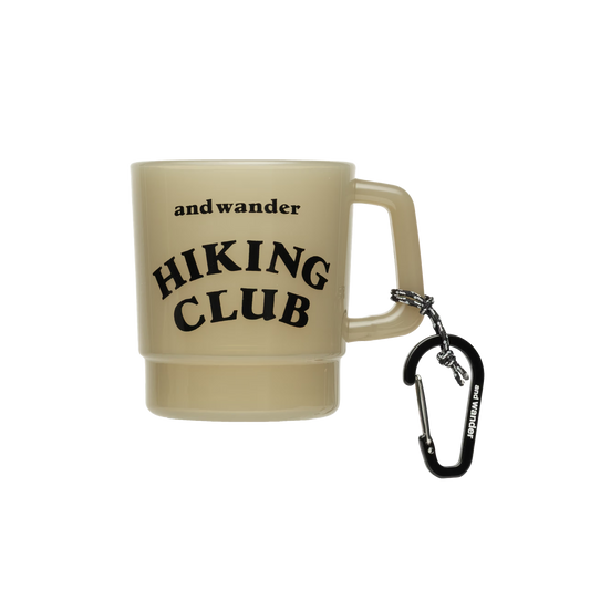 and wander Hiking Club PP Mug Beige