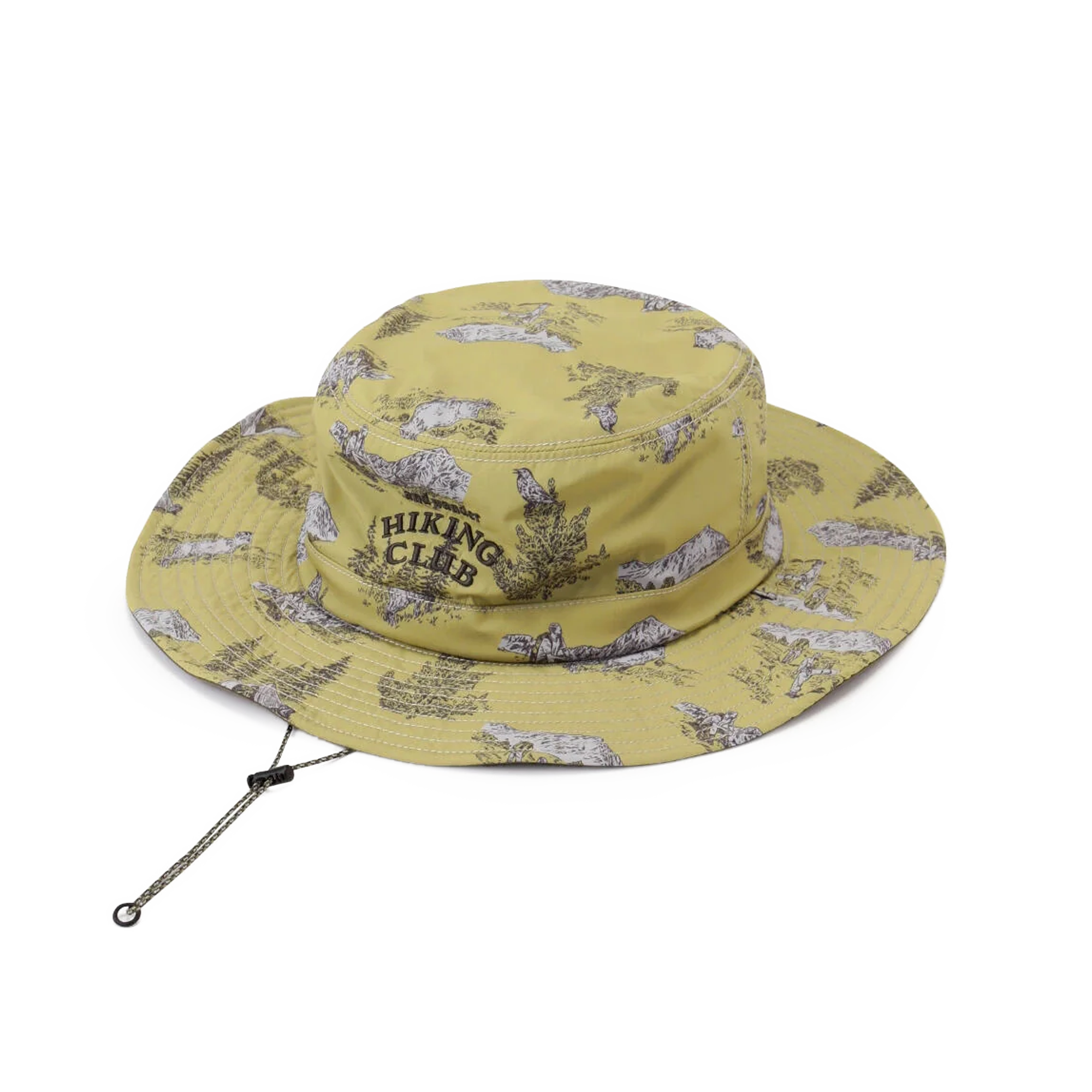 and wander Hiking Club Reversible Hat Beige