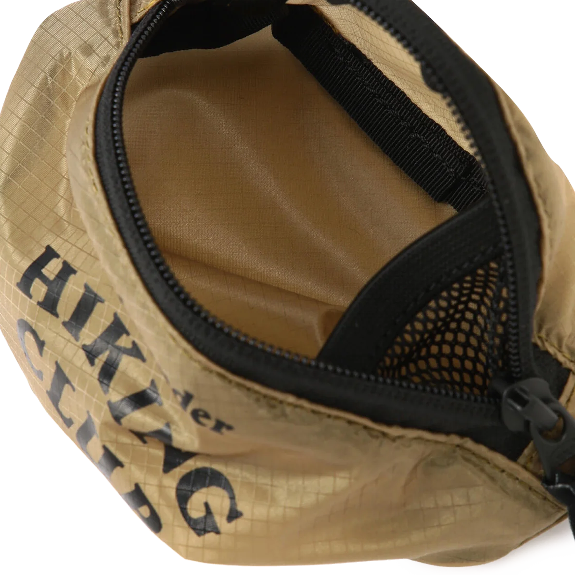 and wander Hiking Club Sil Mini Pouch Beige