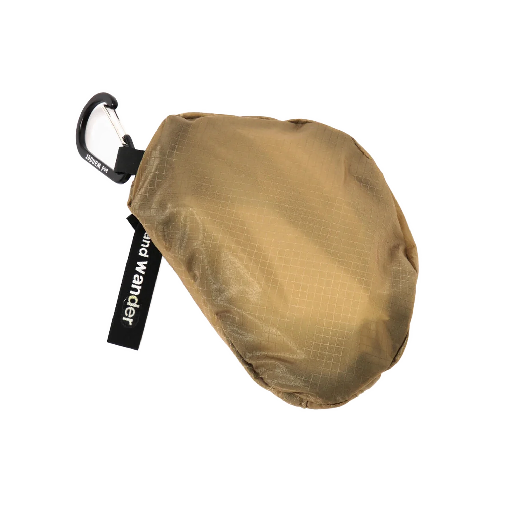 and wander Hiking Club Sil Mini Pouch Beige