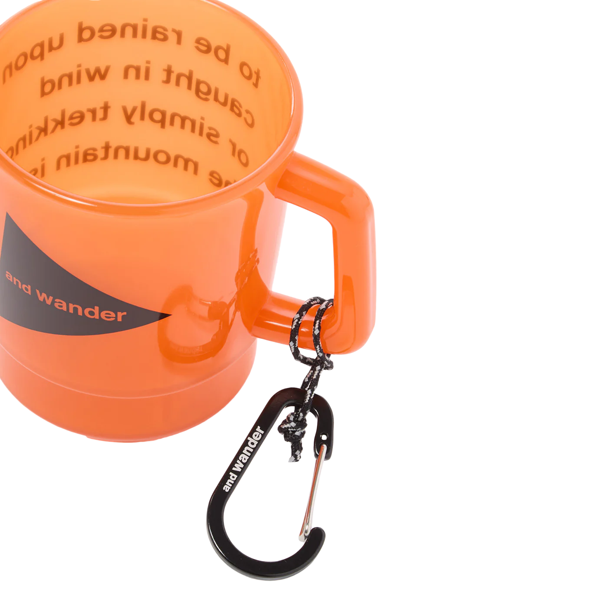 and wander Logo PP Mug Orange