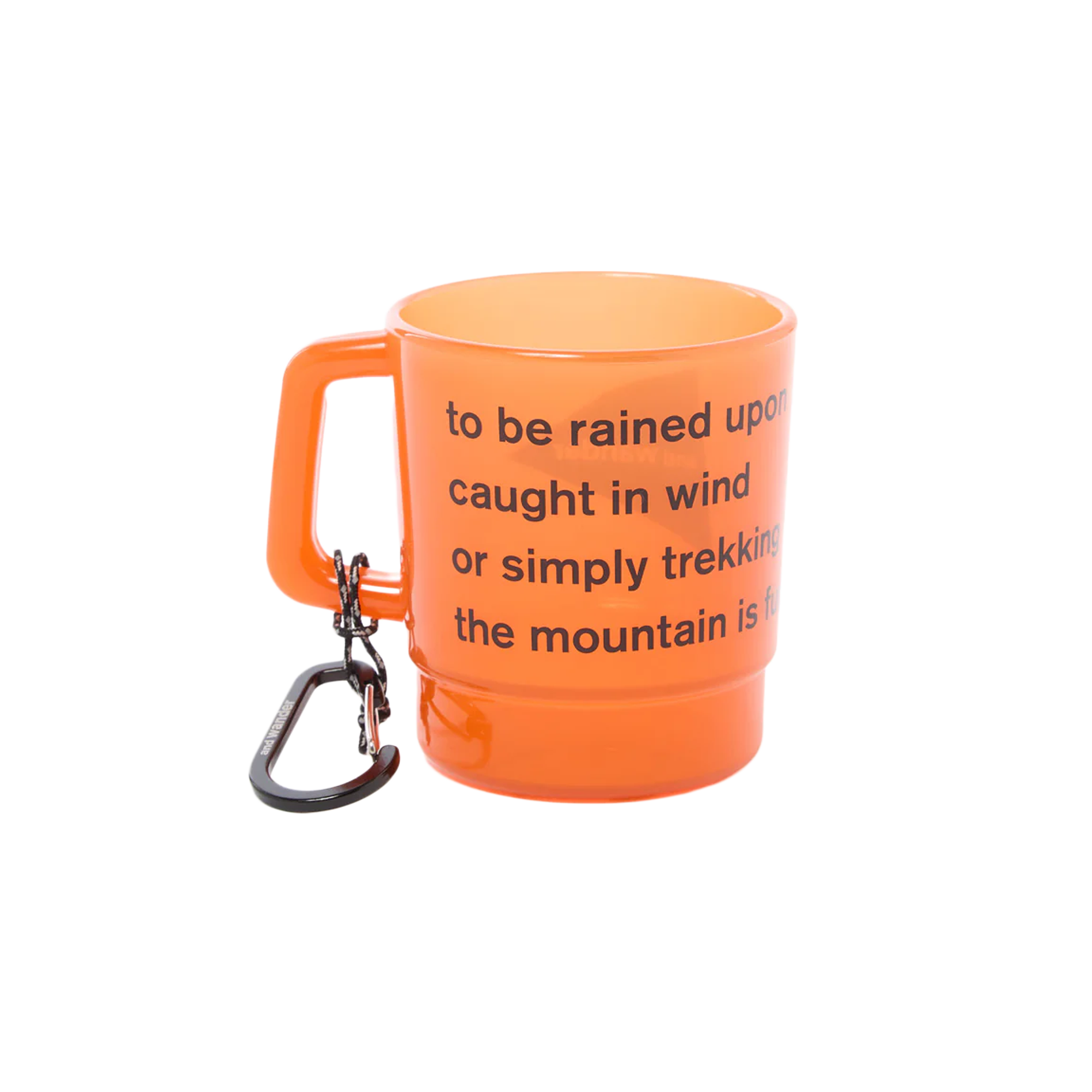 and wander Logo PP Mug Orange