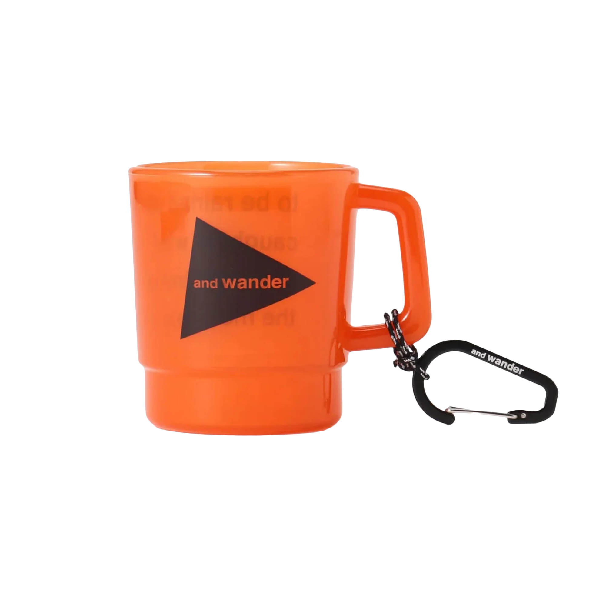 and wander Logo PP Mug Orange