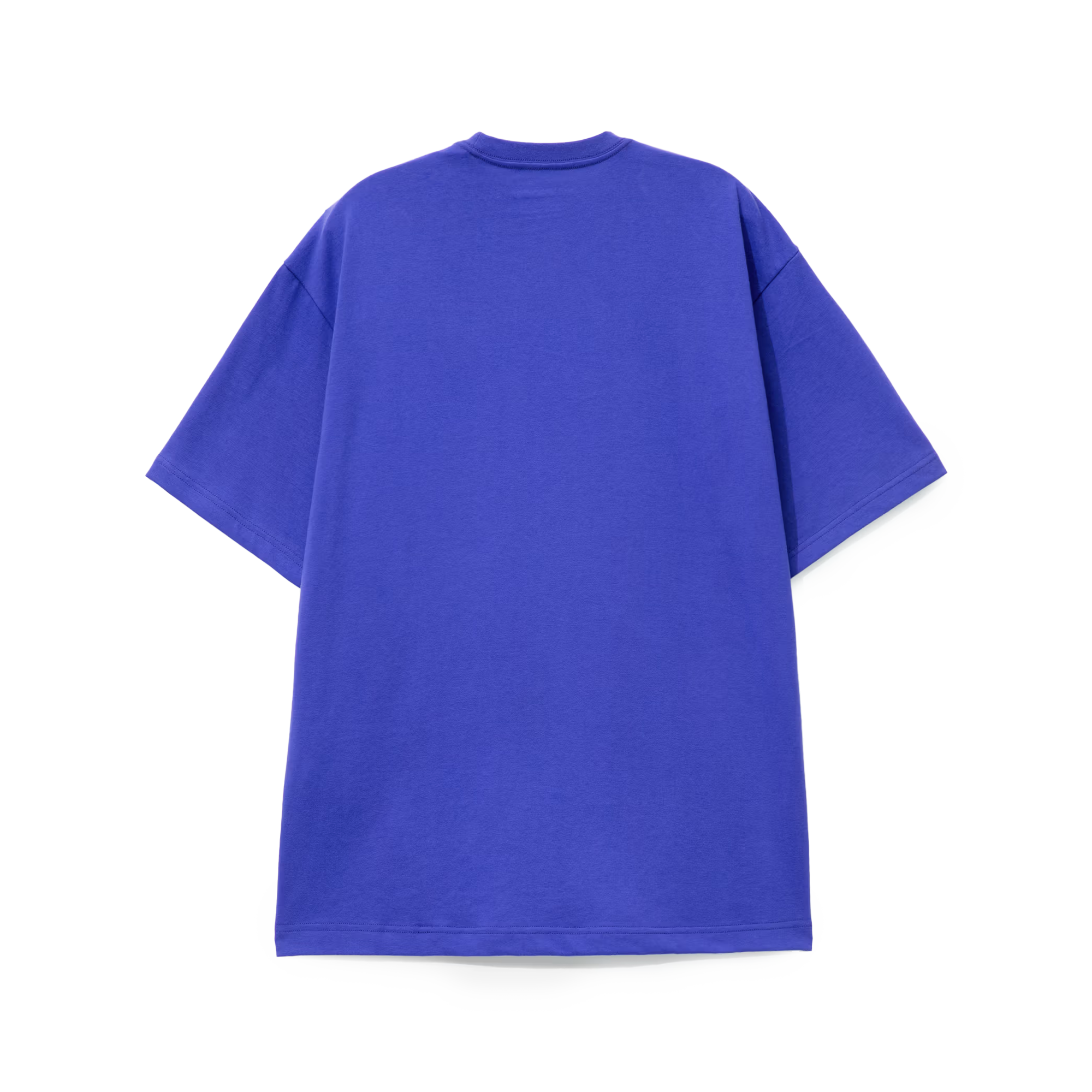 and wander Logo Short Sleeve T-Shirt Blue