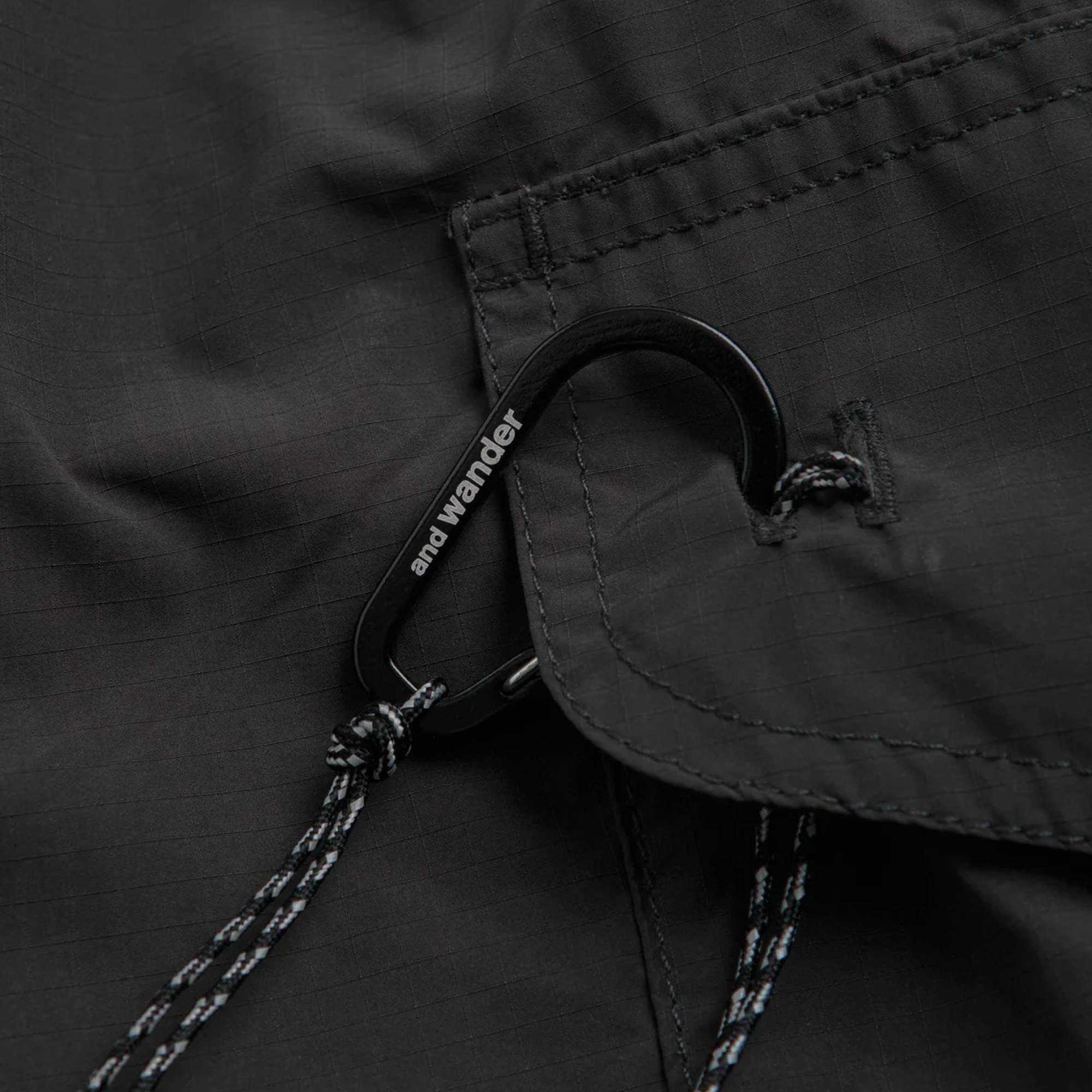 and wander Oversized Cargo Pants Charcoal