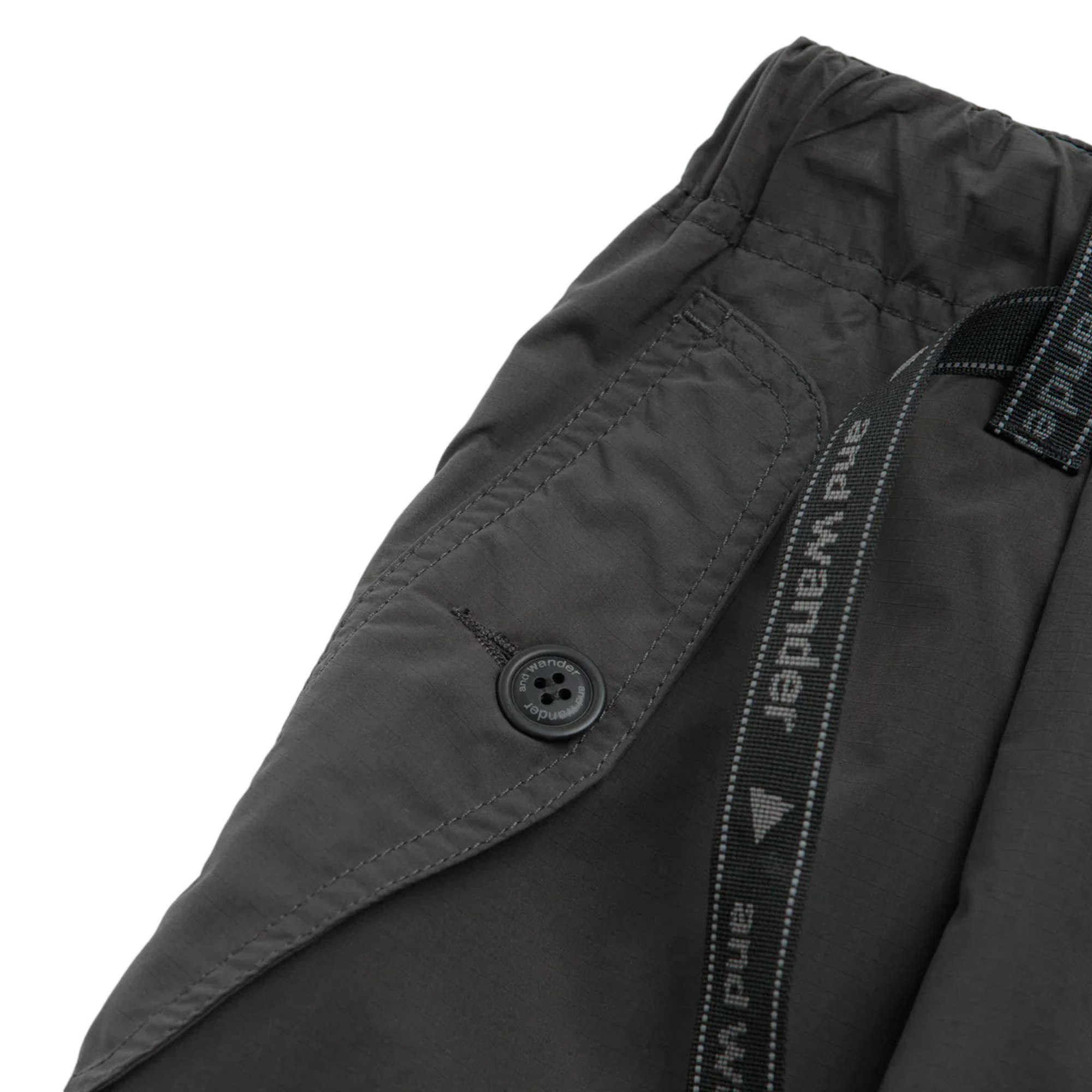 and wander Oversized Cargo Pants Charcoal