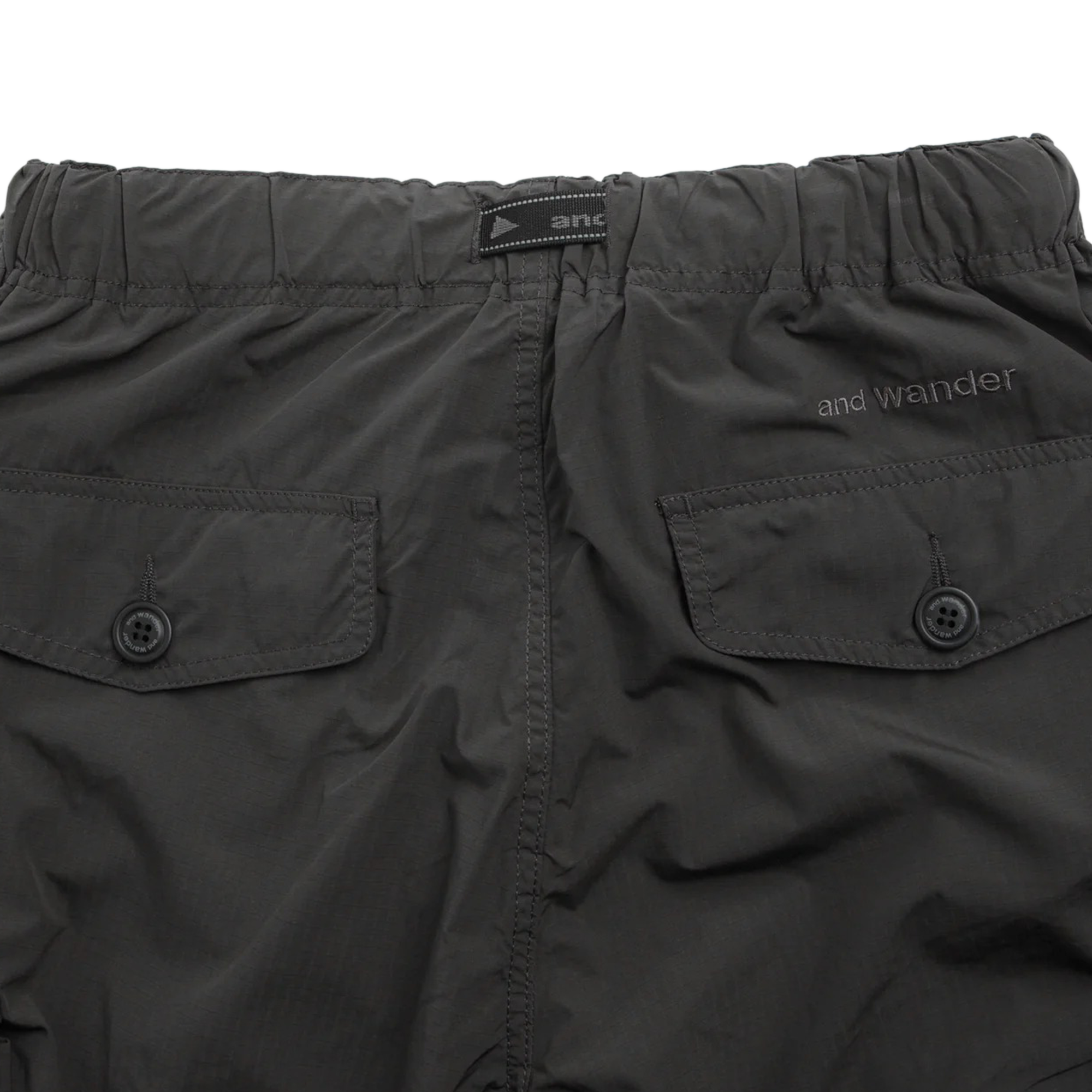 and wander Oversized Cargo Pants Charcoal