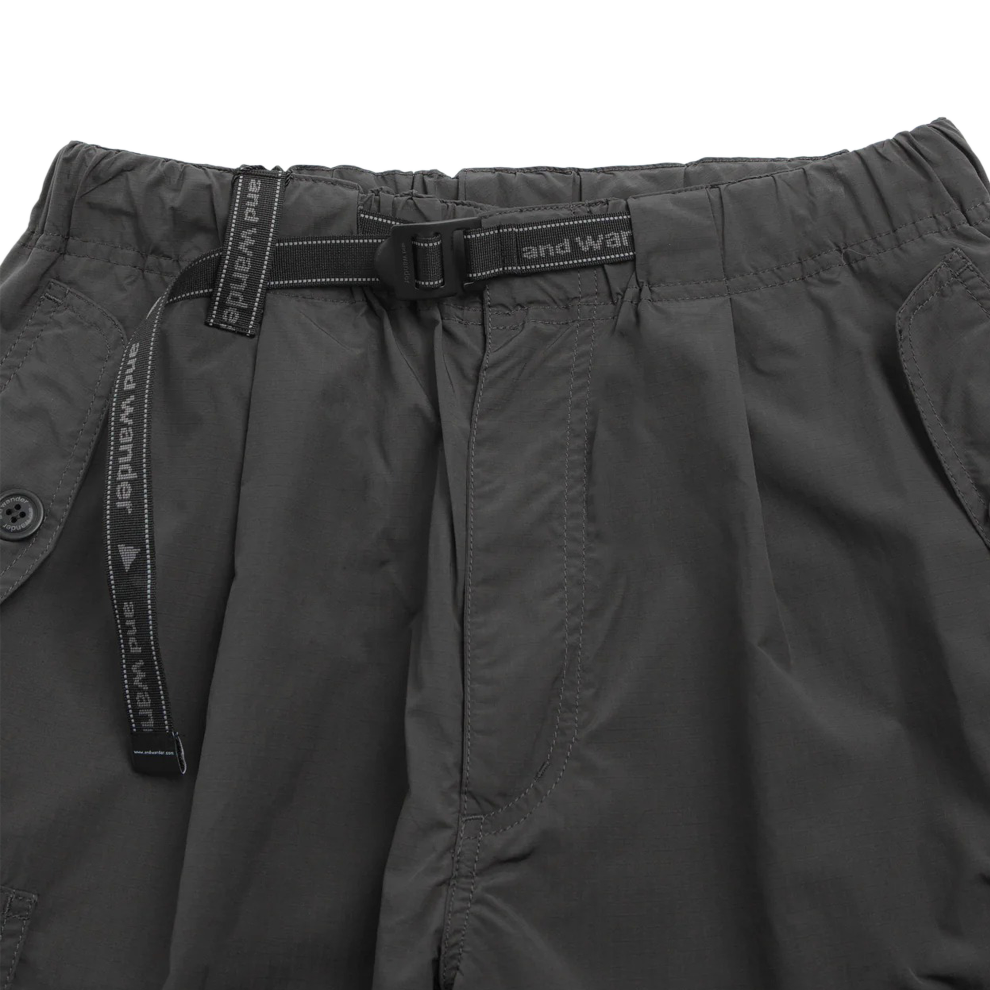 and wander Oversized Cargo Pants Charcoal