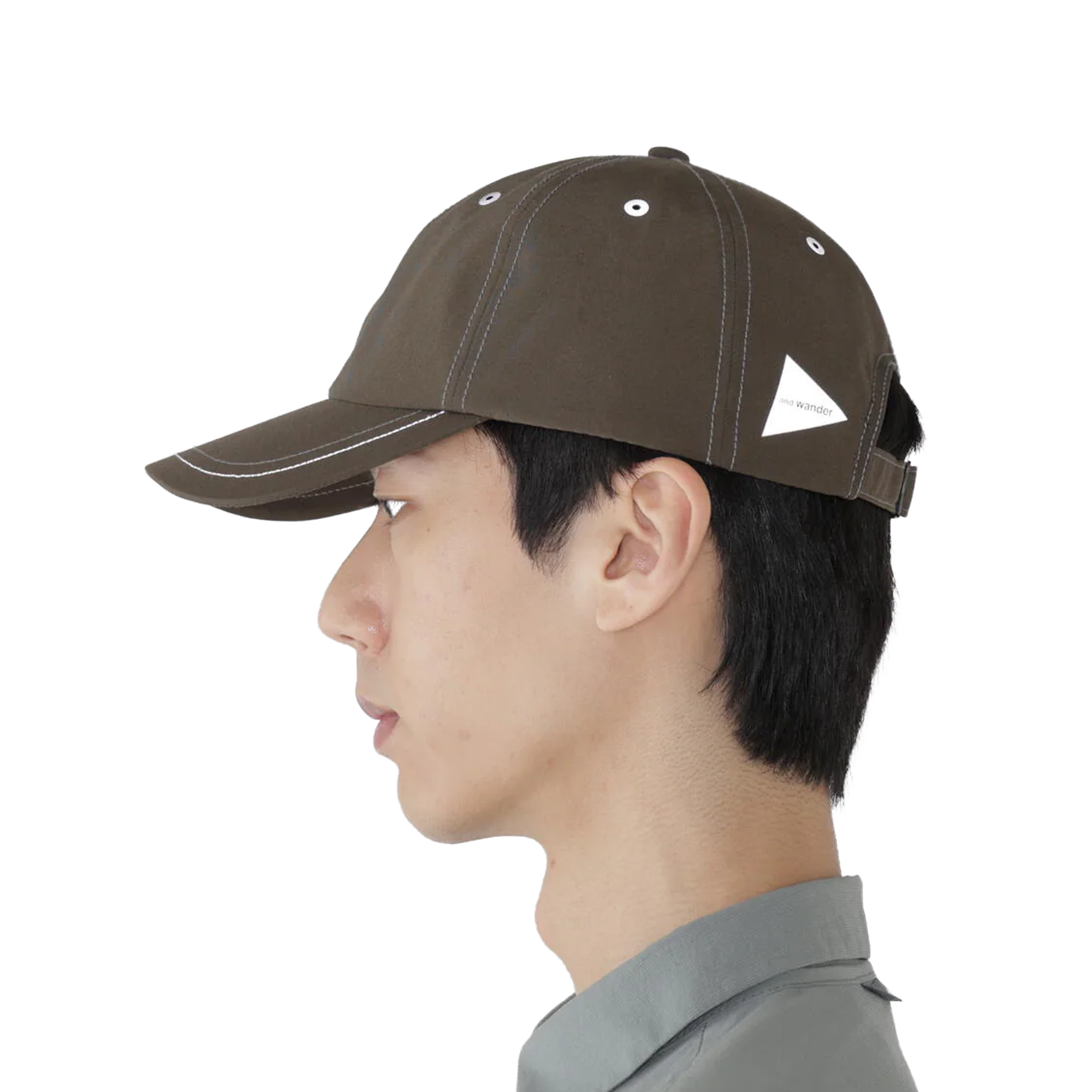 and wander PE/CO Cap Dark Khaki