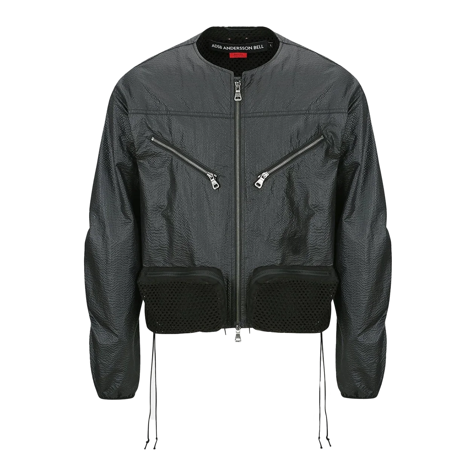 Andersson Bell Convex Collarless Jacket Black AWA696M