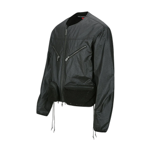 Andersson Bell Convex Collarless Jacket Black AWA696M