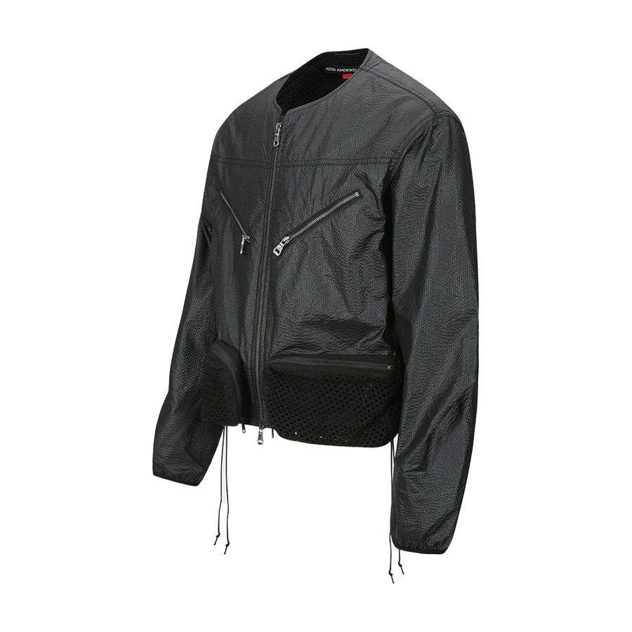 Andersson Bell Convex Collarless Jacket Black AWA696M