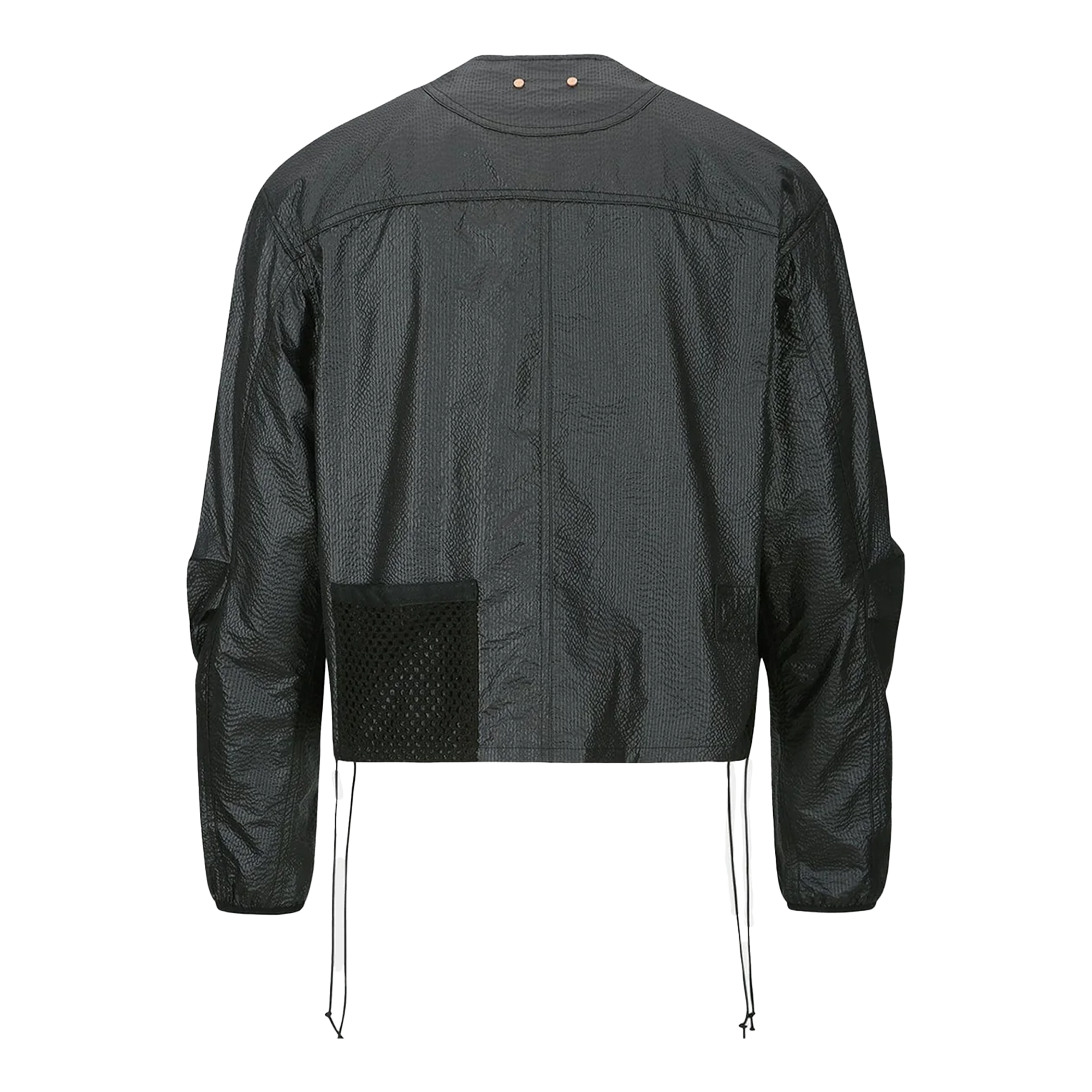 Andersson Bell Convex Collarless Jacket Black AWA696M