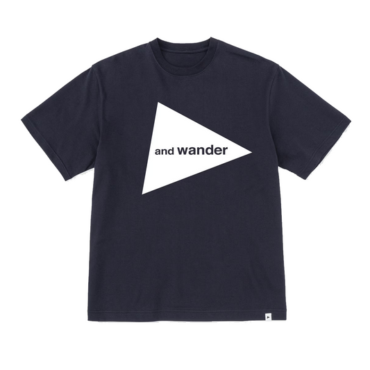 and wander Logo T-Shirt Black