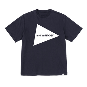 and wander And Wander Logo T-Shirt Black