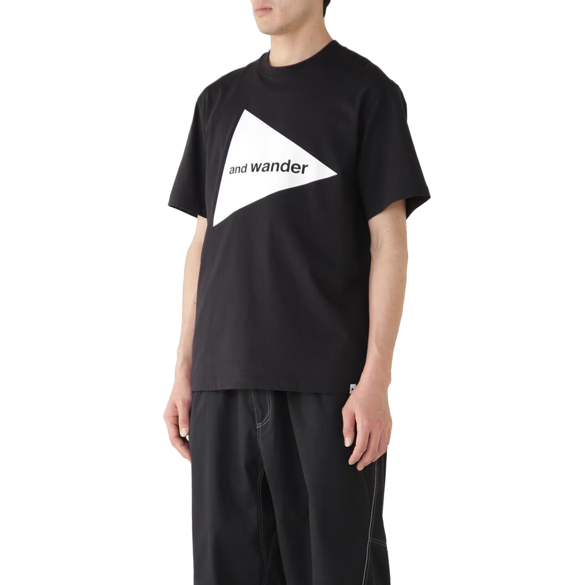 and wander Logo T-Shirt Black