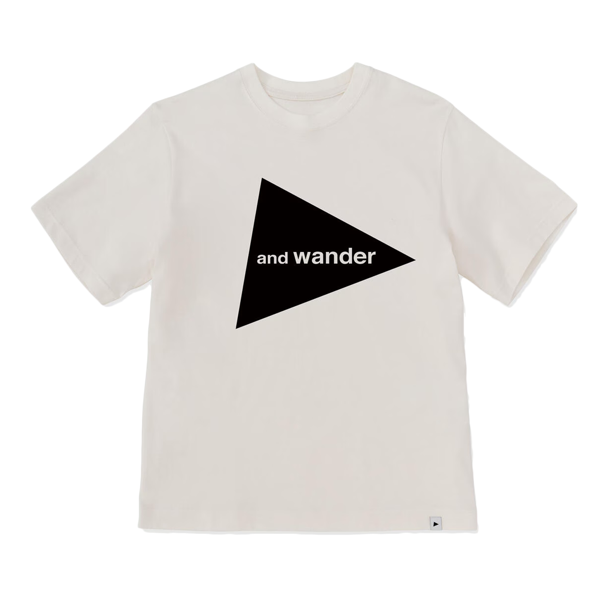and wander And Wander Logo T-Shirt White