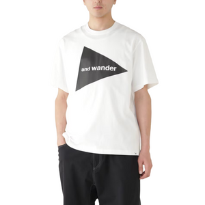 and wander And Wander Logo T-Shirt White