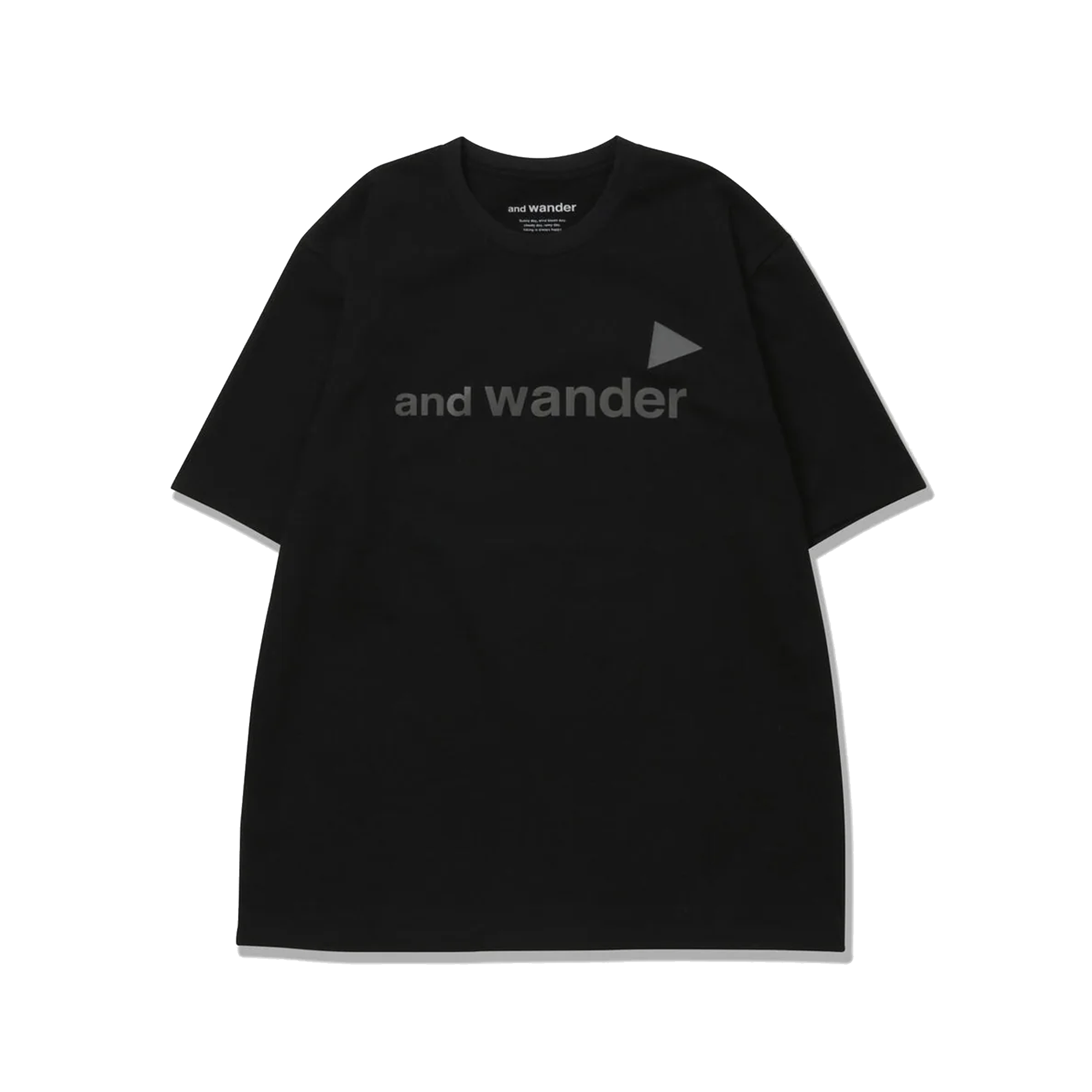 and wander Ref T-Shirt Black