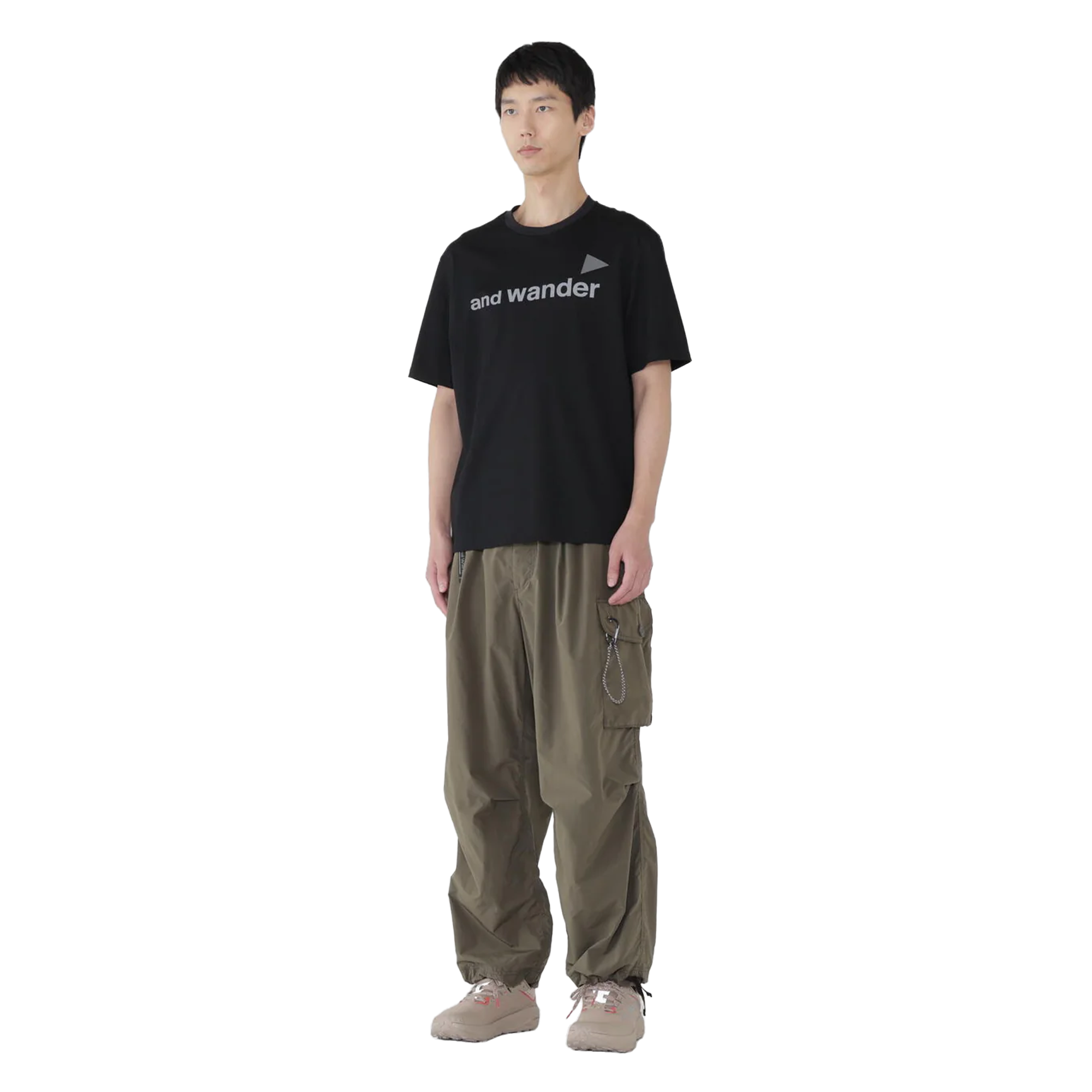 and wander Ref T-Shirt Black