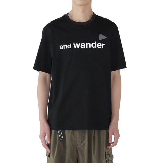 and wander Ref T-Shirt Black
