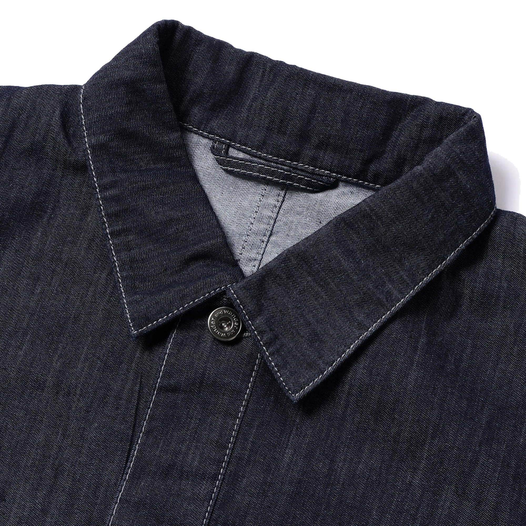 and wander Dry Easy Denim Shirts Jacket Navy